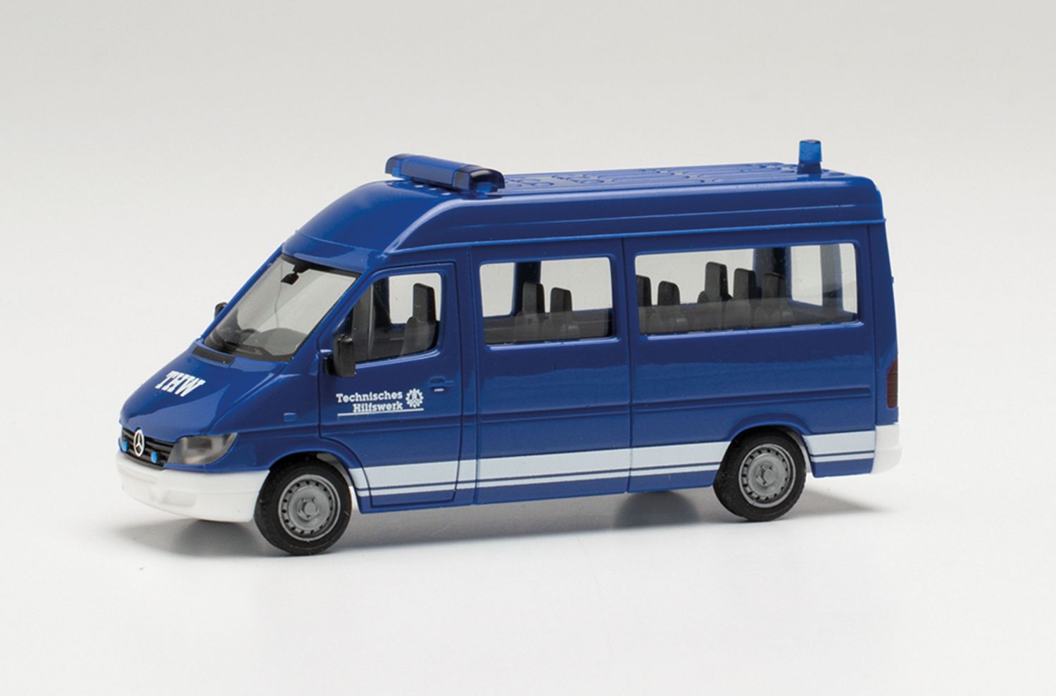 Herpa 097062 - Mercedes-Benz Sprinter `96 Bus HD 'THW'