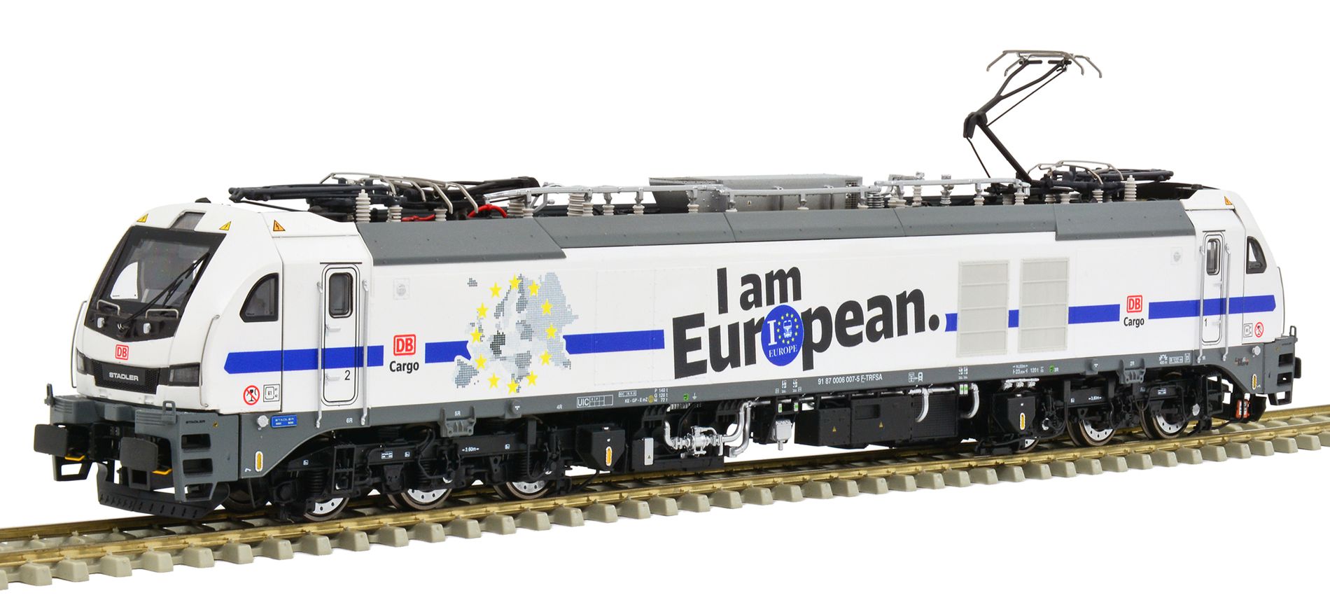 Sudexpress S0060079 - Stadler E-Lok Euro 6000, 6007-5, DB-Cargo, Ep.VI 'I am European', AC-Digital