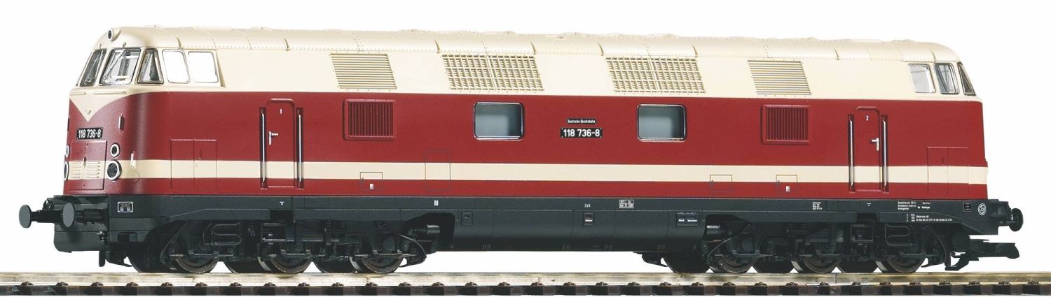 Piko 37571 - Diesellok BR 118, 6-achsig, DR, Ep.IV, DC-Sound