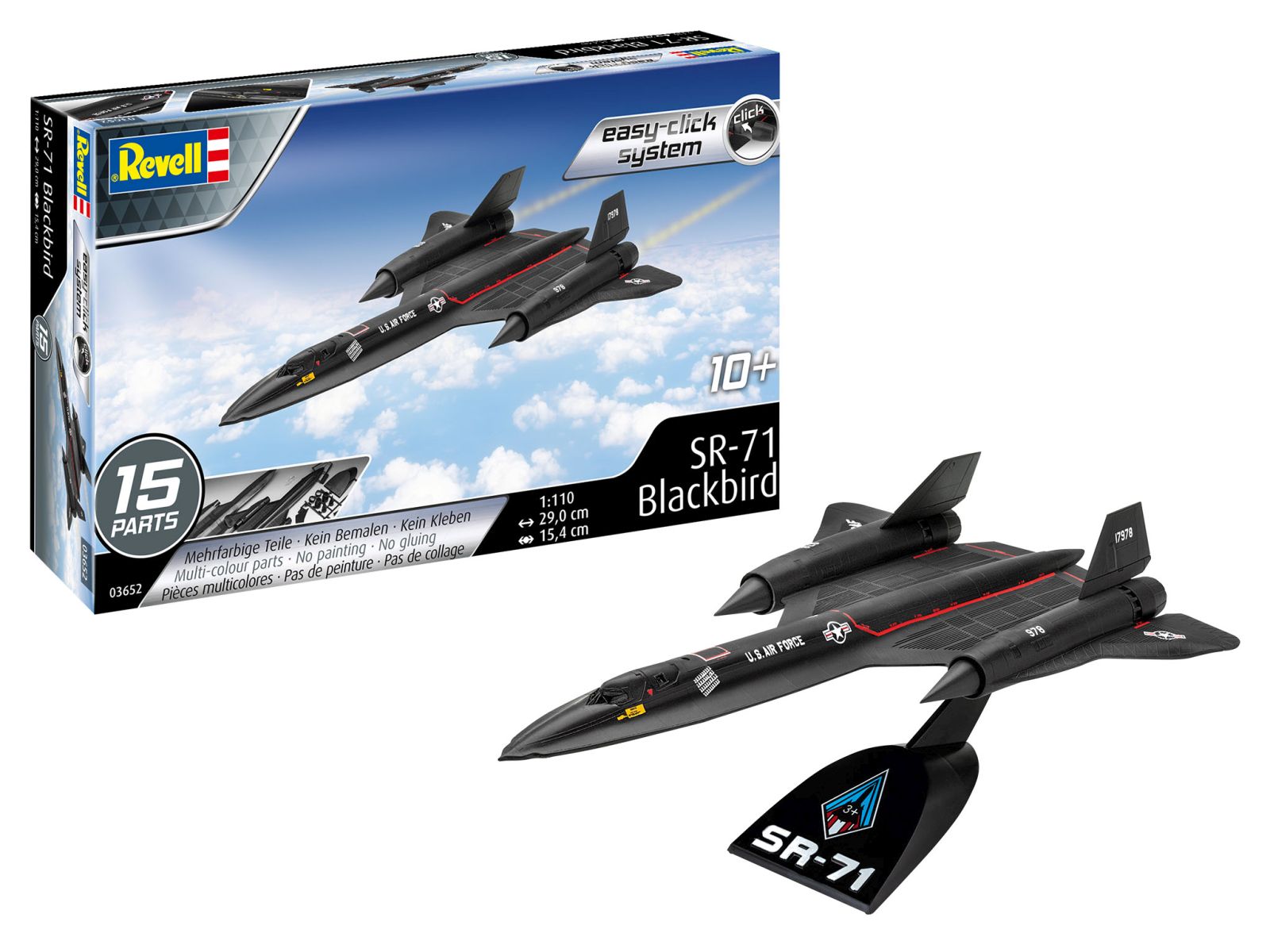 Revell 03652 - Lockheed SR-71 Blackbird easy-click-system