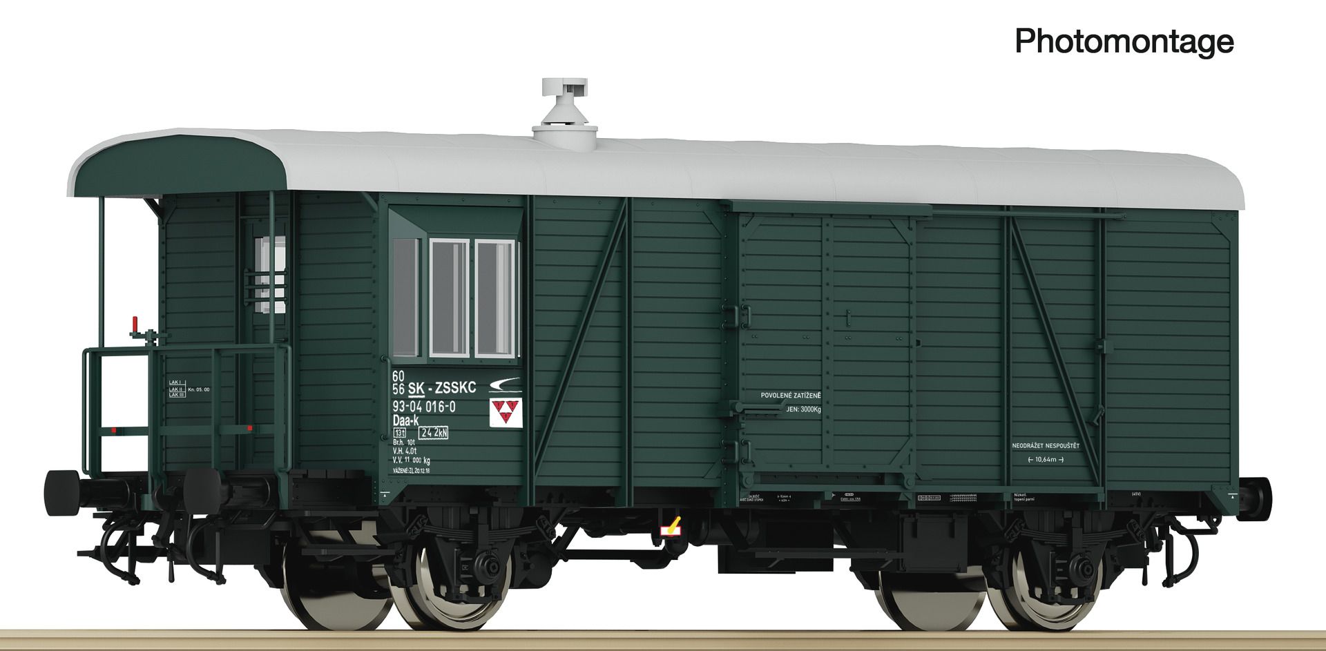 Roco 6200177 - Güterzug-Begleitwagen Daa-k, ZSSK Cargo, Ep.VI