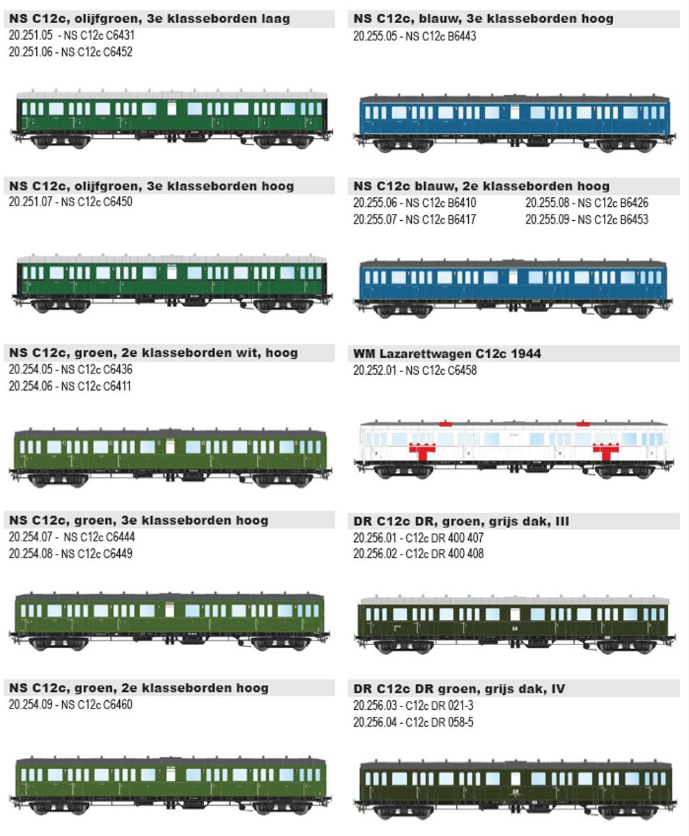Artitec 20.254.06 - Personenwagen C12c C6411, 2. Klasse, NS, Ep.III
