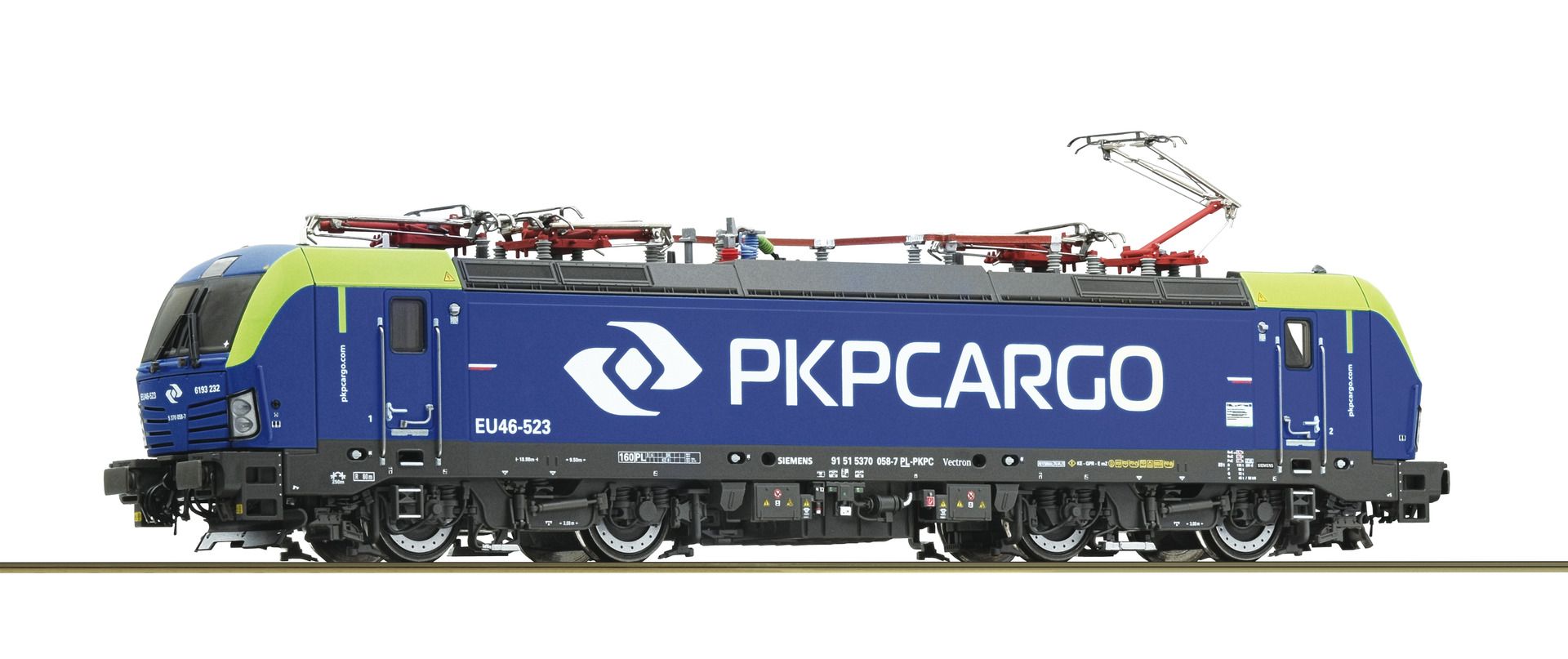 Roco 70058-A25 - E-Lok EU46-523, PKP-Cargo, Ep.VI, DC-Sound