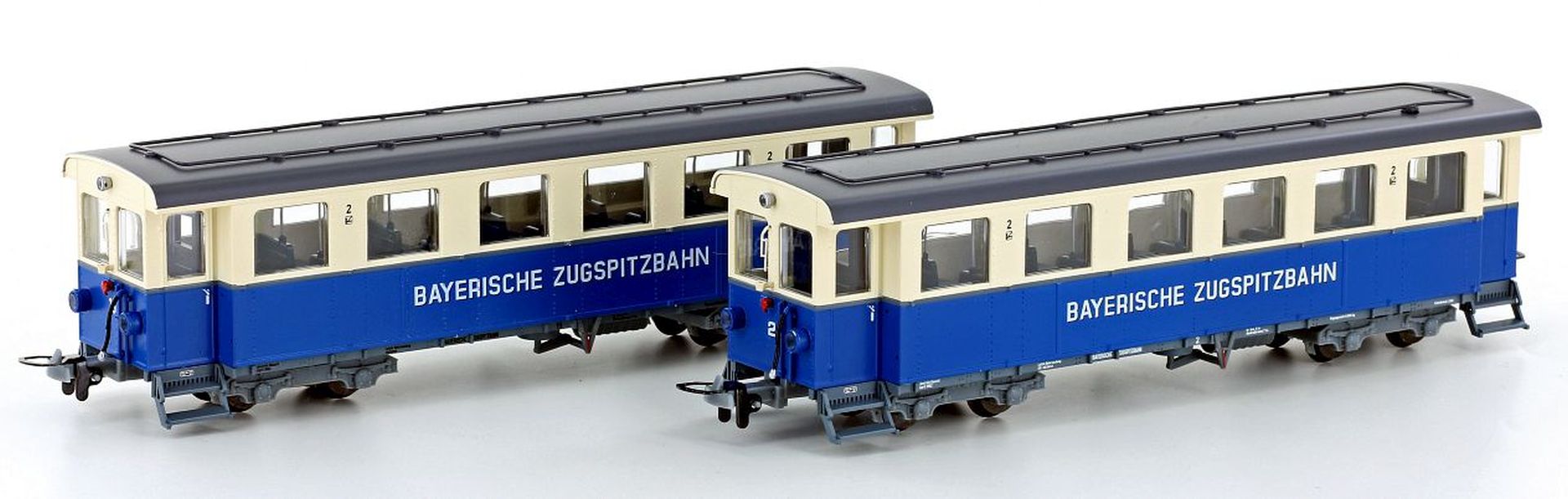 Hobbytrain H43109 - 2er Set Personenwagen, Zugspitzbahn, Ep.V, H0e