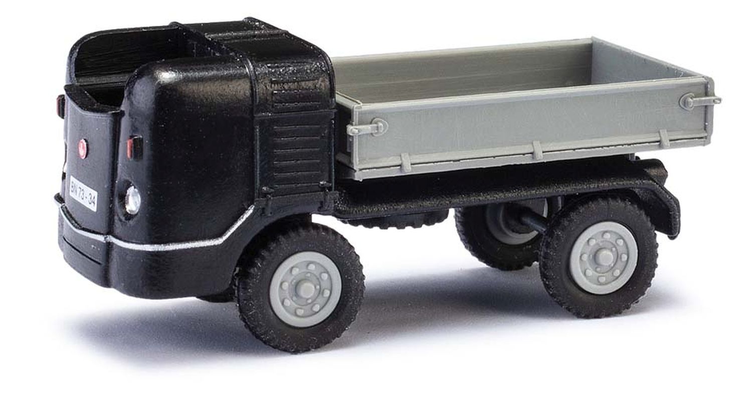 Busch 210009616 - Multicar M21, schwarz-grau, Baujahr 1956