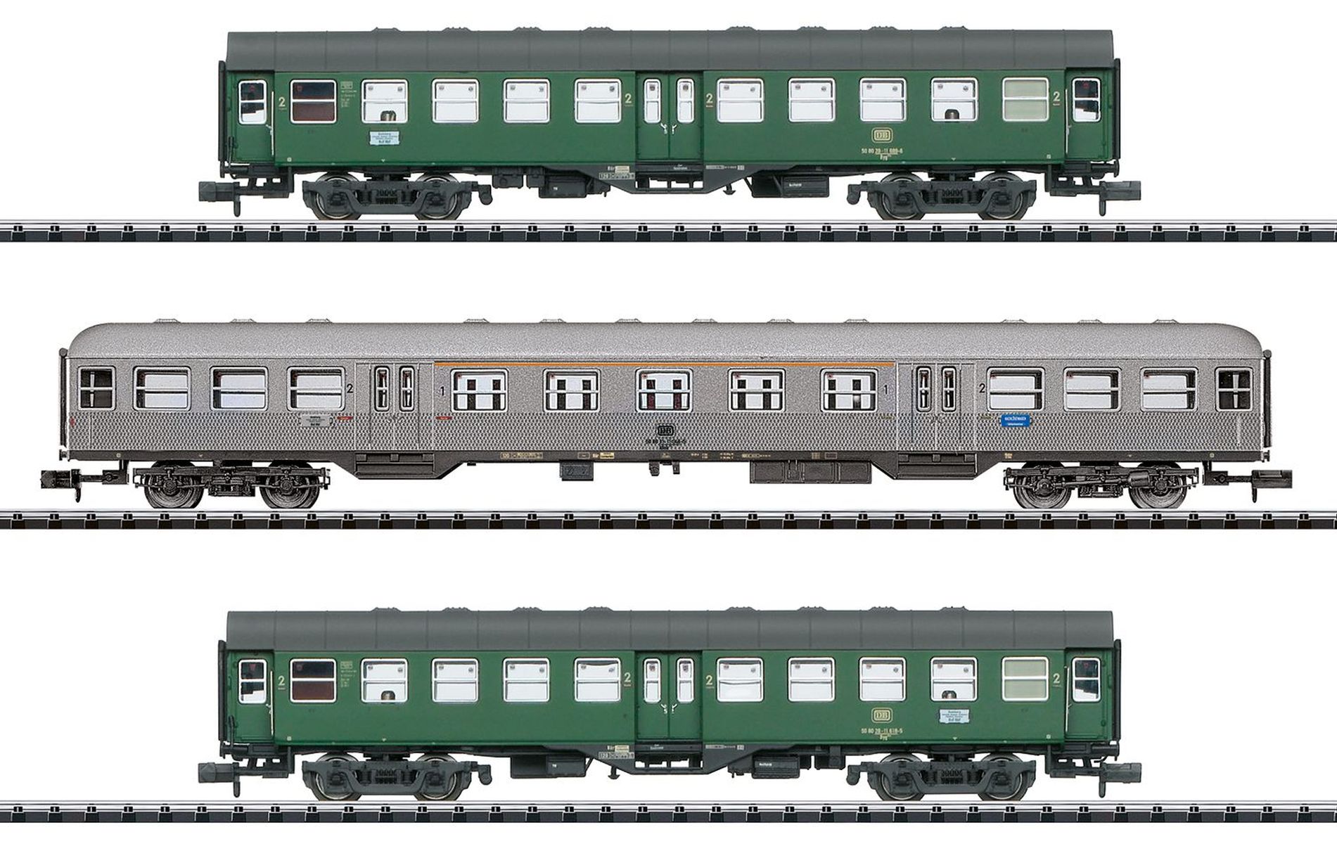 Trix 18295 - 3er Set Personenwagen N2846, DB, Ep.IV, Teil 1