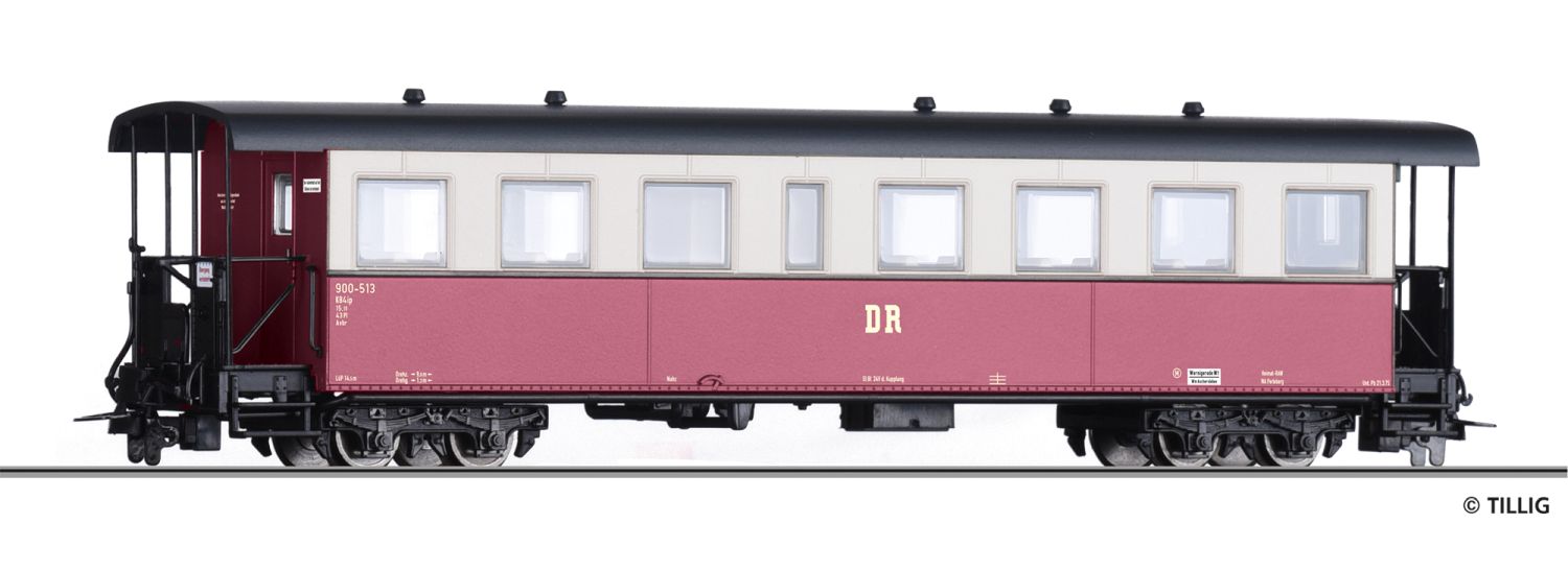 Tillig 13984 - Personenwagen KB4ip, DR, Ep.IV