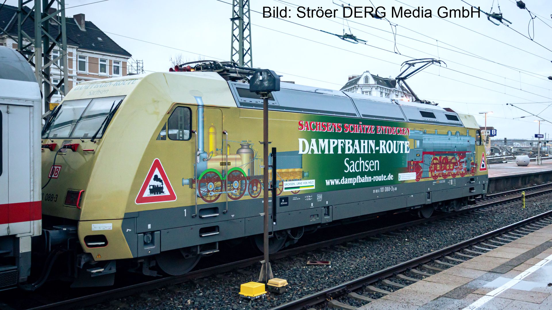 Tillig 502240-ZZ - E-Lok 101 088-3, DBAG, Ep.VI 'Dampfbahn-Route-Sachsen', DC-Sound