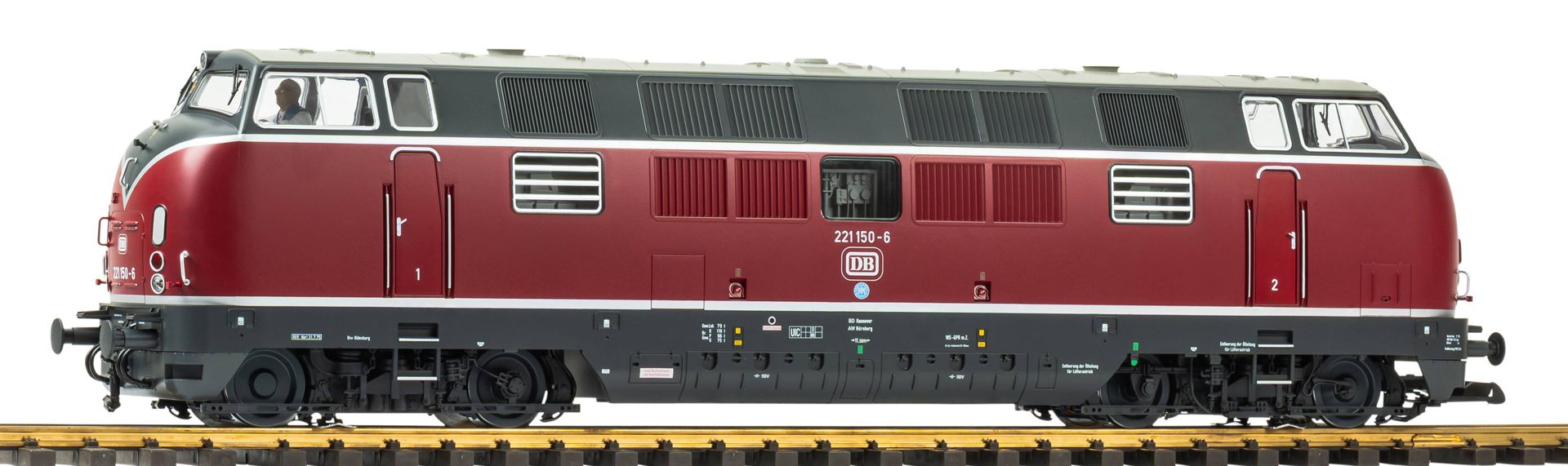 Piko 37461 - Diesellok BR 221, DB, Ep.IV, DC-Sound