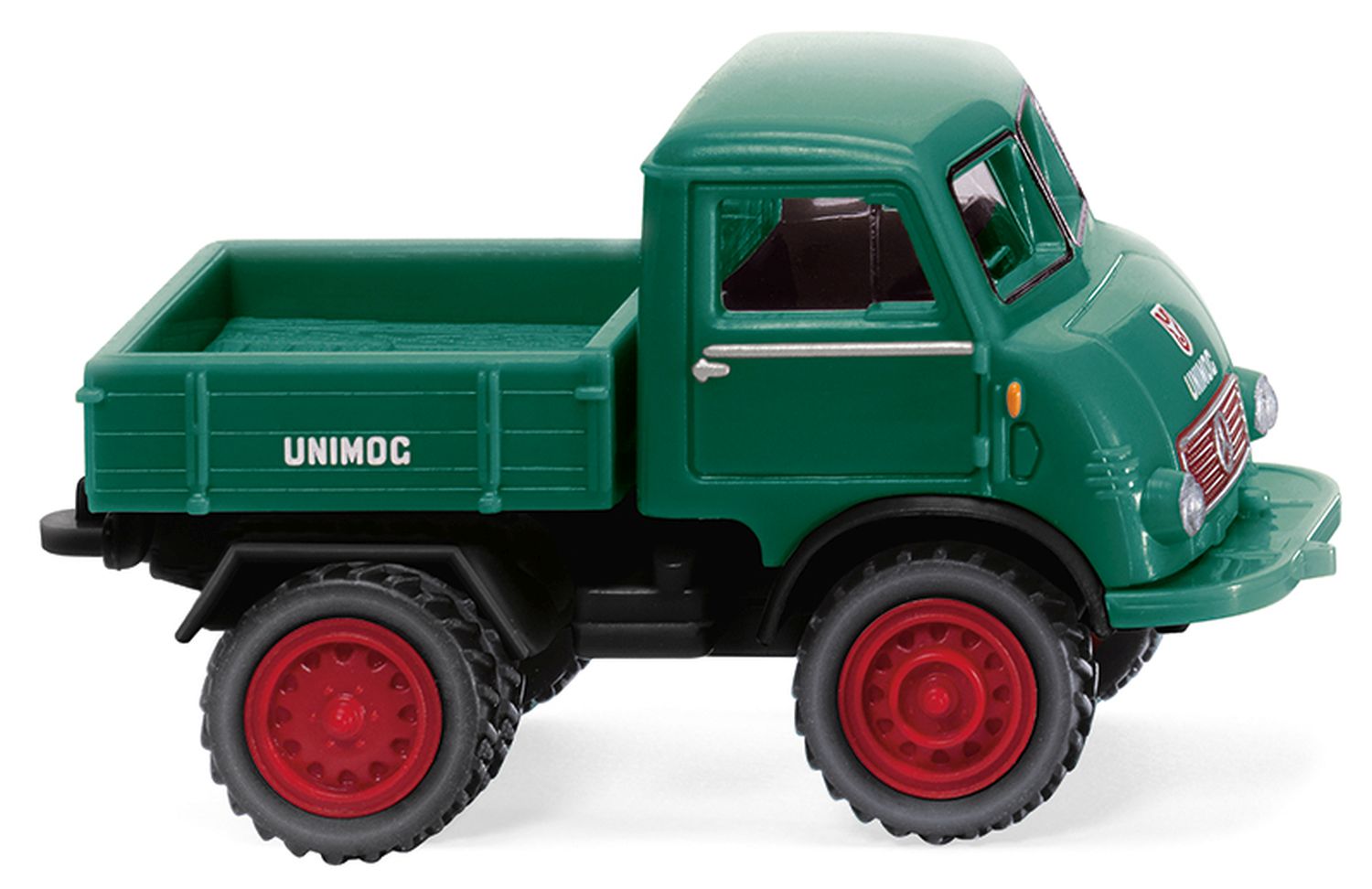Wiking 036803 - Unimog U 401 mit Doppelbereifung - moosgrün