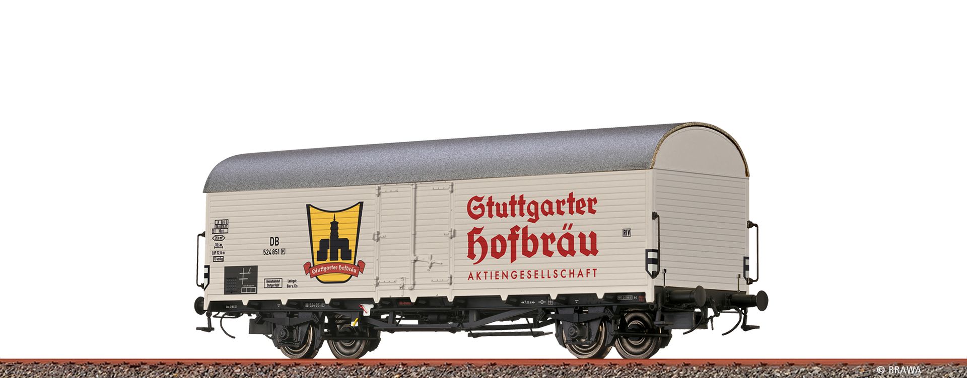 Brawa 50971 - Kühlwagen Tnfhs38 "Stuttgarter Hofbräu", DB, Ep.III Brawa 50971 - Kühlwagen Tnfhs38 "Stuttgarter Hofbräu", DB, Ep.III