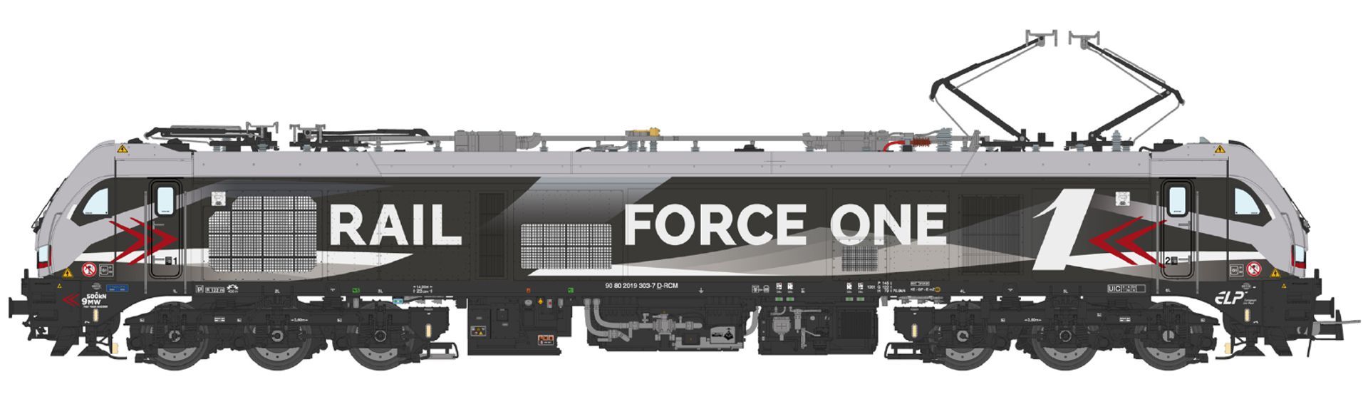 Sudexpress S0193031 - Stadler Dual-Mode Euro 9000 2019 303-7, Rail Force One, Ep.VI