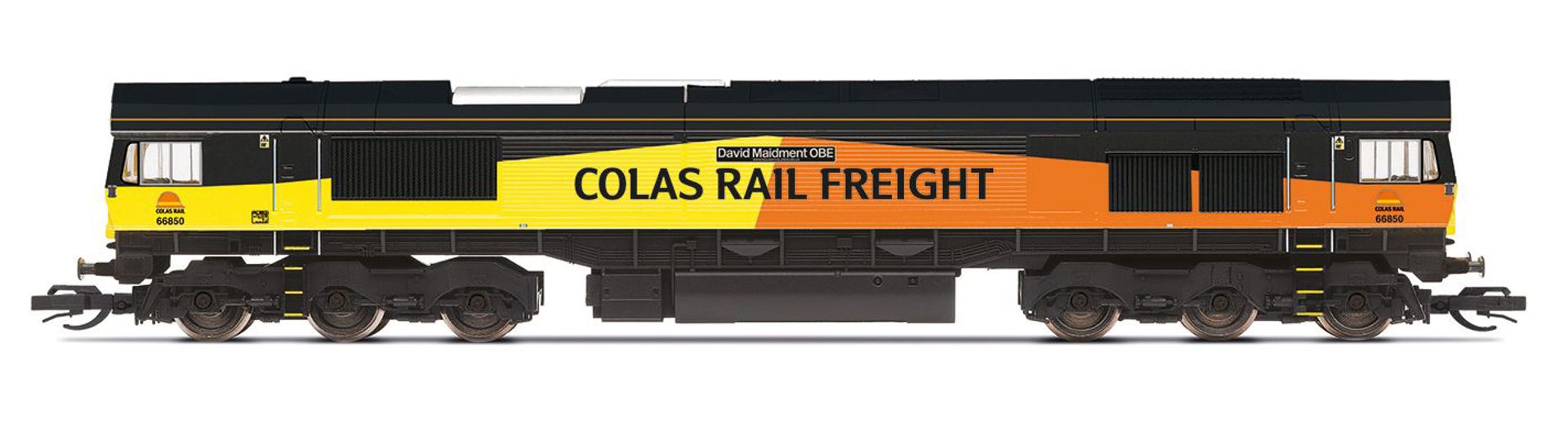 Hornby TT3019M - Colas Rail, Class 66, Co-Co, 66850, 'David Maidment OBE', Ep.VI