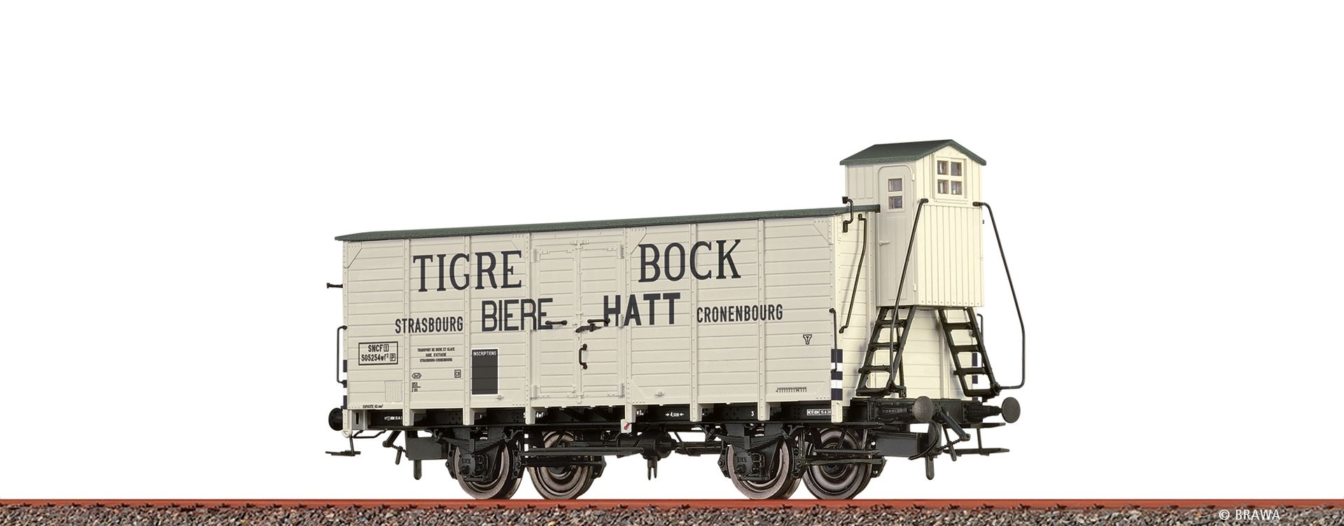 Brawa 49887 - Bierwagen G10 'Tigre Bock', SNCF, Ep.III