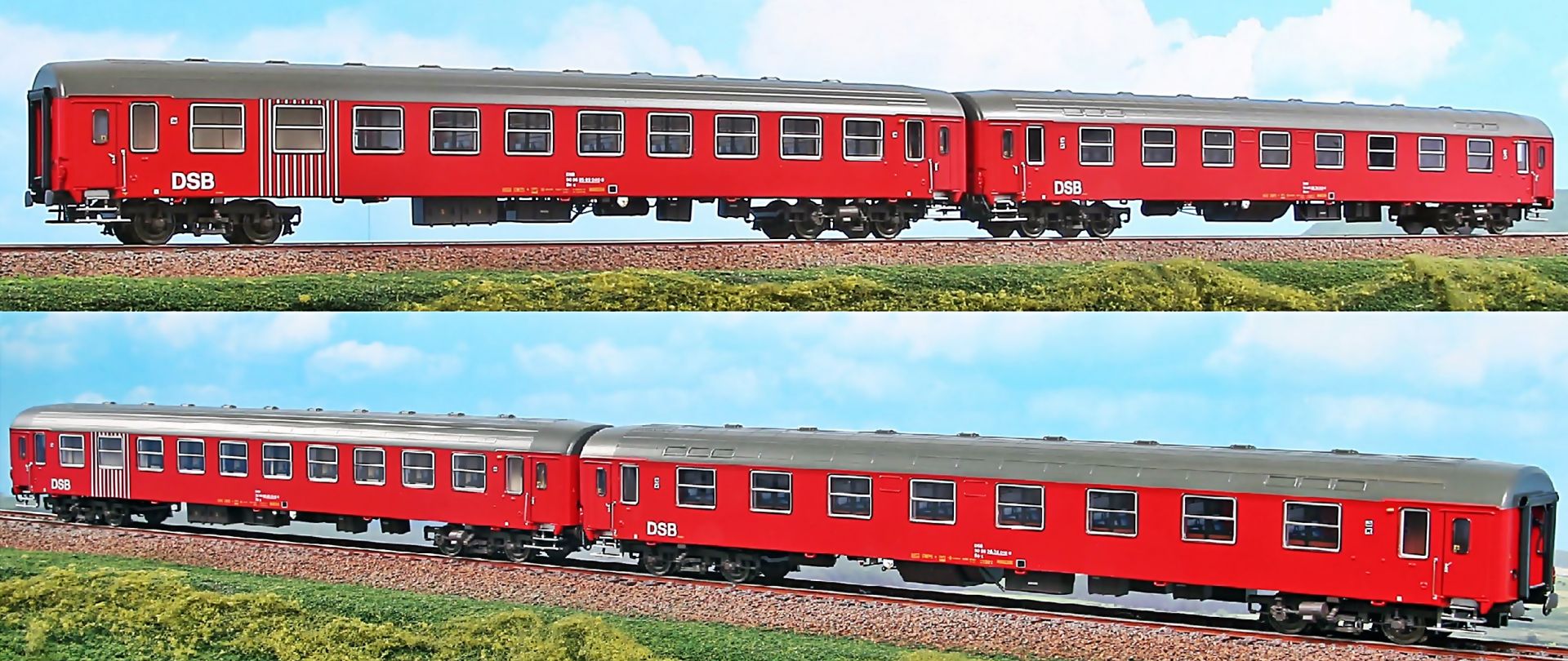 ACME AC 55309 - 2er Set Personenwagen, DSB, Ep.V