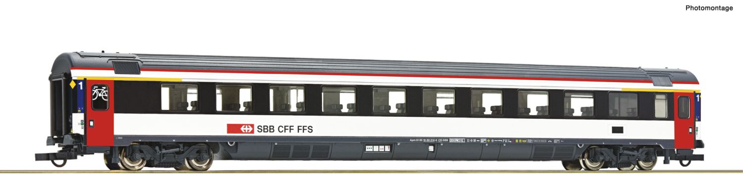 Roco 74634 - Personenwagen EC, 1. Klasse, SBB, Ep.VI