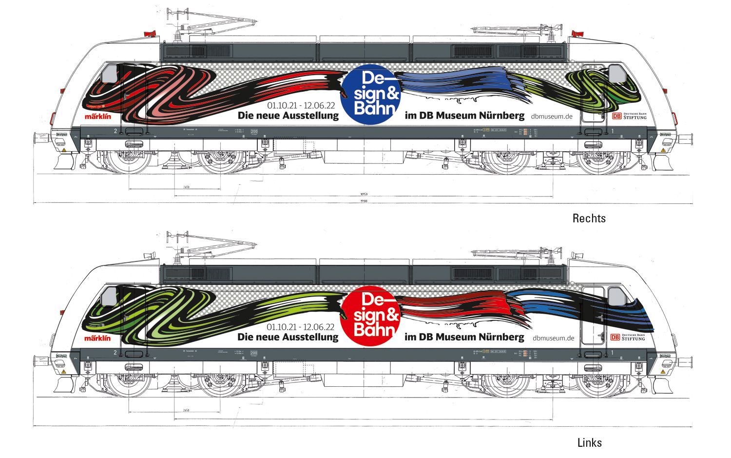 Trix 16087-A24 - E-Lok BR 101 'Design & Bahn', DBAG, Ep.VI, DC-MFX-Sound