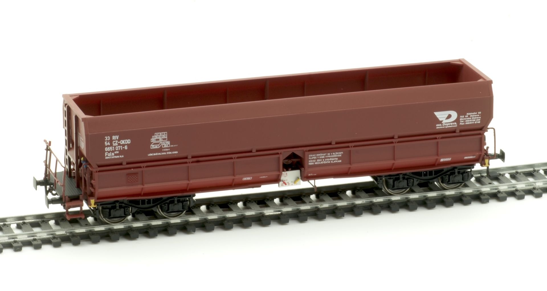 Albert Modell 665011 - Offener Güterwagen Fals, CZ-OKDD, Ep.VI 'OKD DOPRAVA'