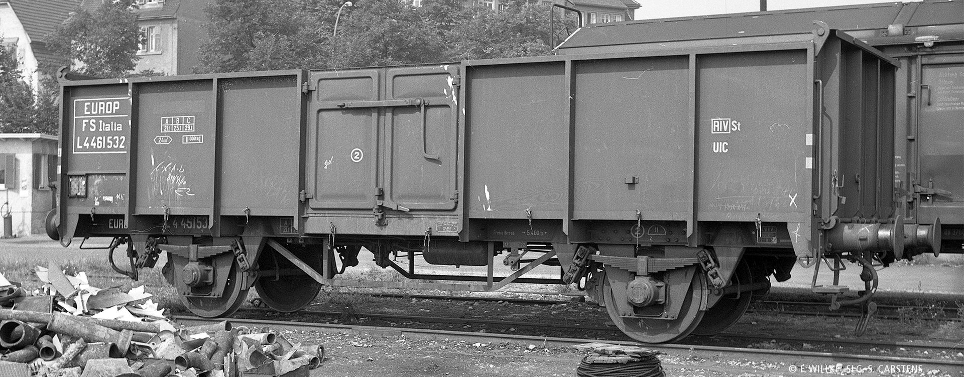 Brawa 50069 - Offener Güterwagen L, FS, Ep.III