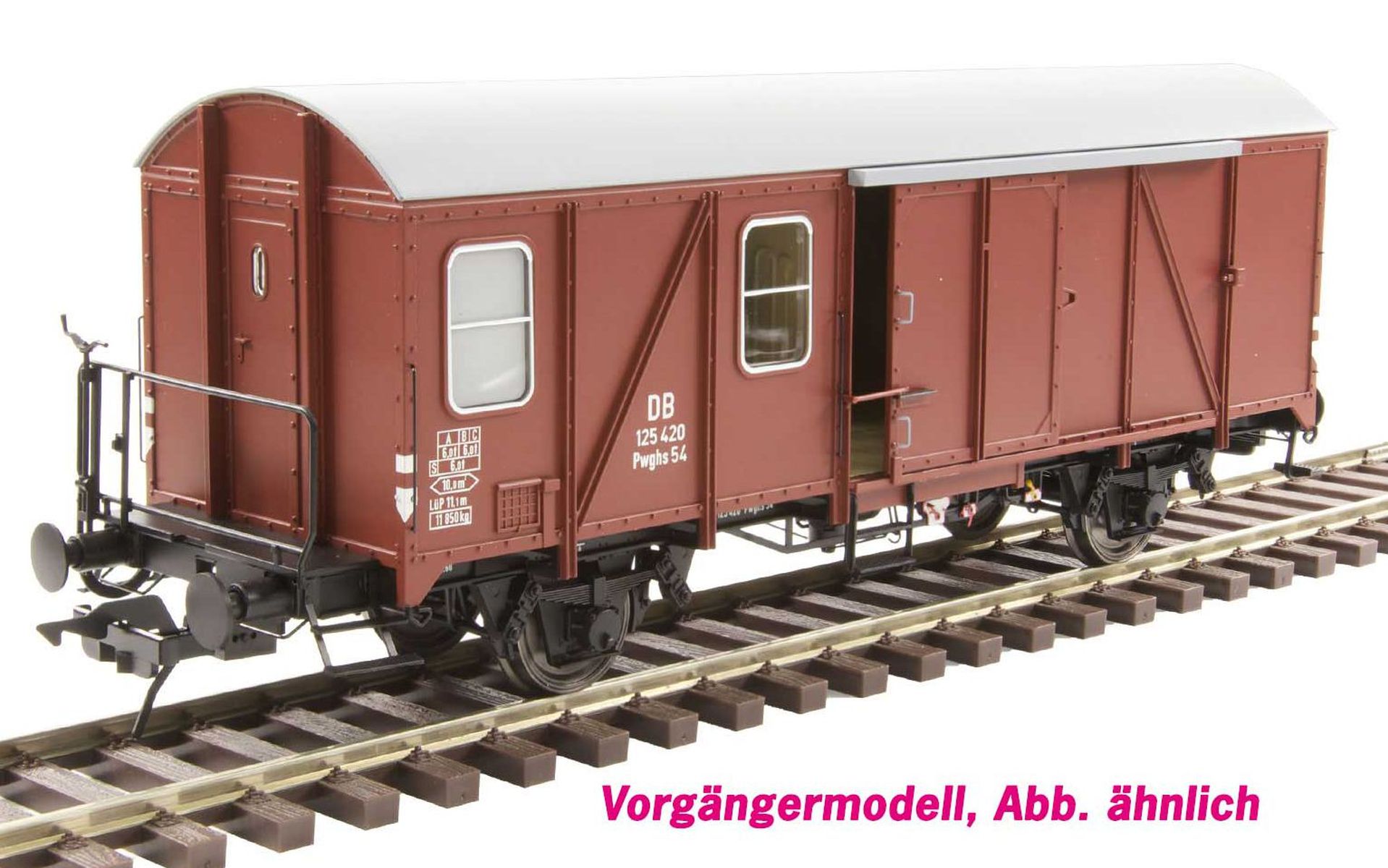 Lenz 42238-04 - Güterzuggepäckwagen Pwghs 54, DB, Ep.IV