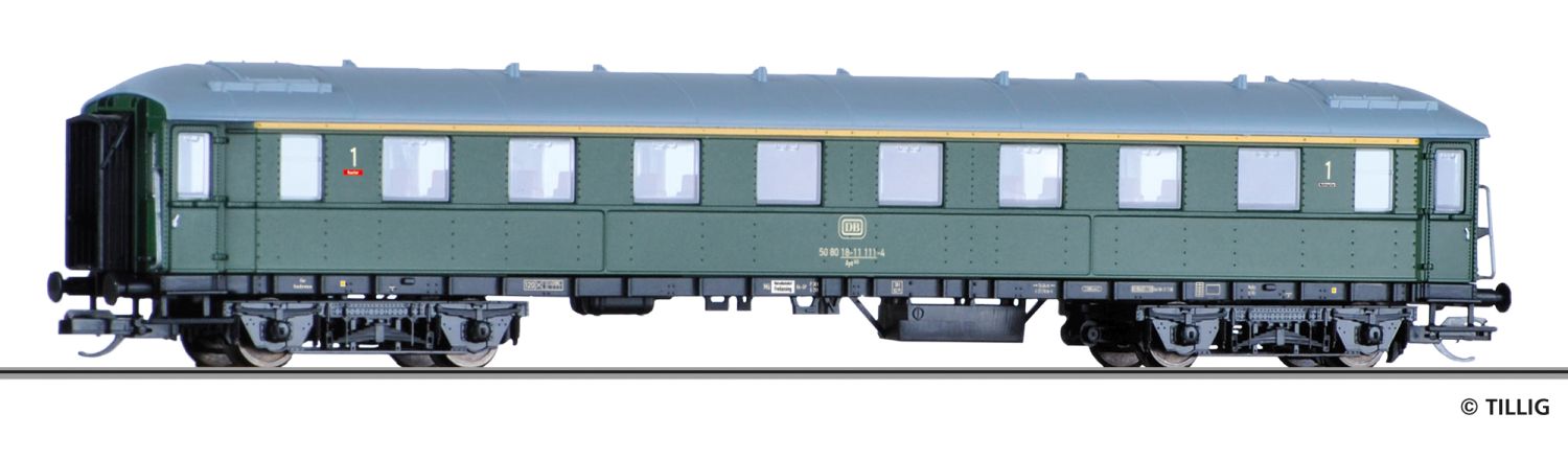 Tillig 13367 - Personenwagen Aye 603, 1. Klasse, DB, Ep.IV