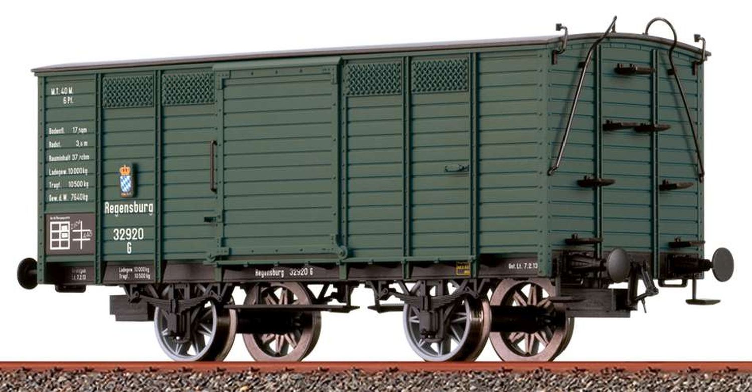 Brawa 48032 - Gedeckter Güterwagen, K.Bay.Sts.B., Ep.I