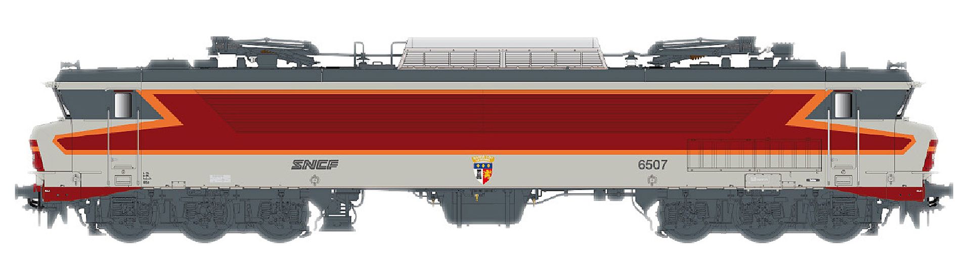 L.S. Models LS10812 - E-Lok CC 6507, SNCF, Ep.IV-V 'Arzens', AC-Digital