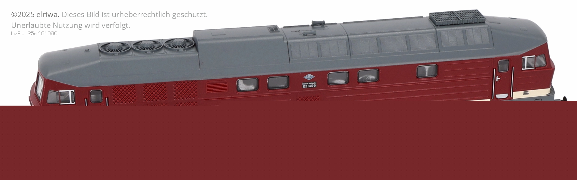 Roco 36421 - Diesellok 132 345-0, DR, Ep.IV, DC-Sound