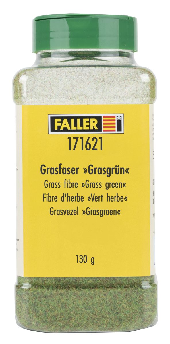 Faller 171621 - Streufasern, grasgrün, 130 g