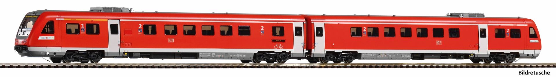 Piko 52009 - Dieseltriebzug BR 612, DBAG, Ep.VI, DC-Sound