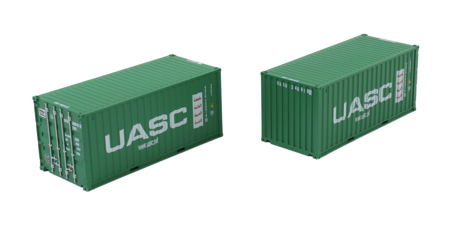 igra 98010032 - 2er Set Container 20' UASC - Low Cube