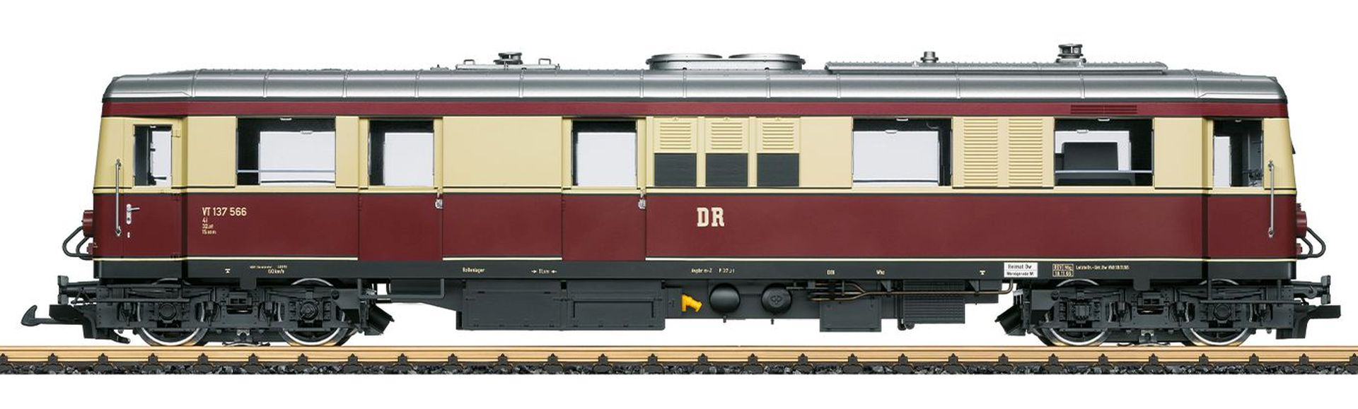 LGB 26391 - Triebwagen VT 137 566, DR, Ep.III, DC-MFX-Sound