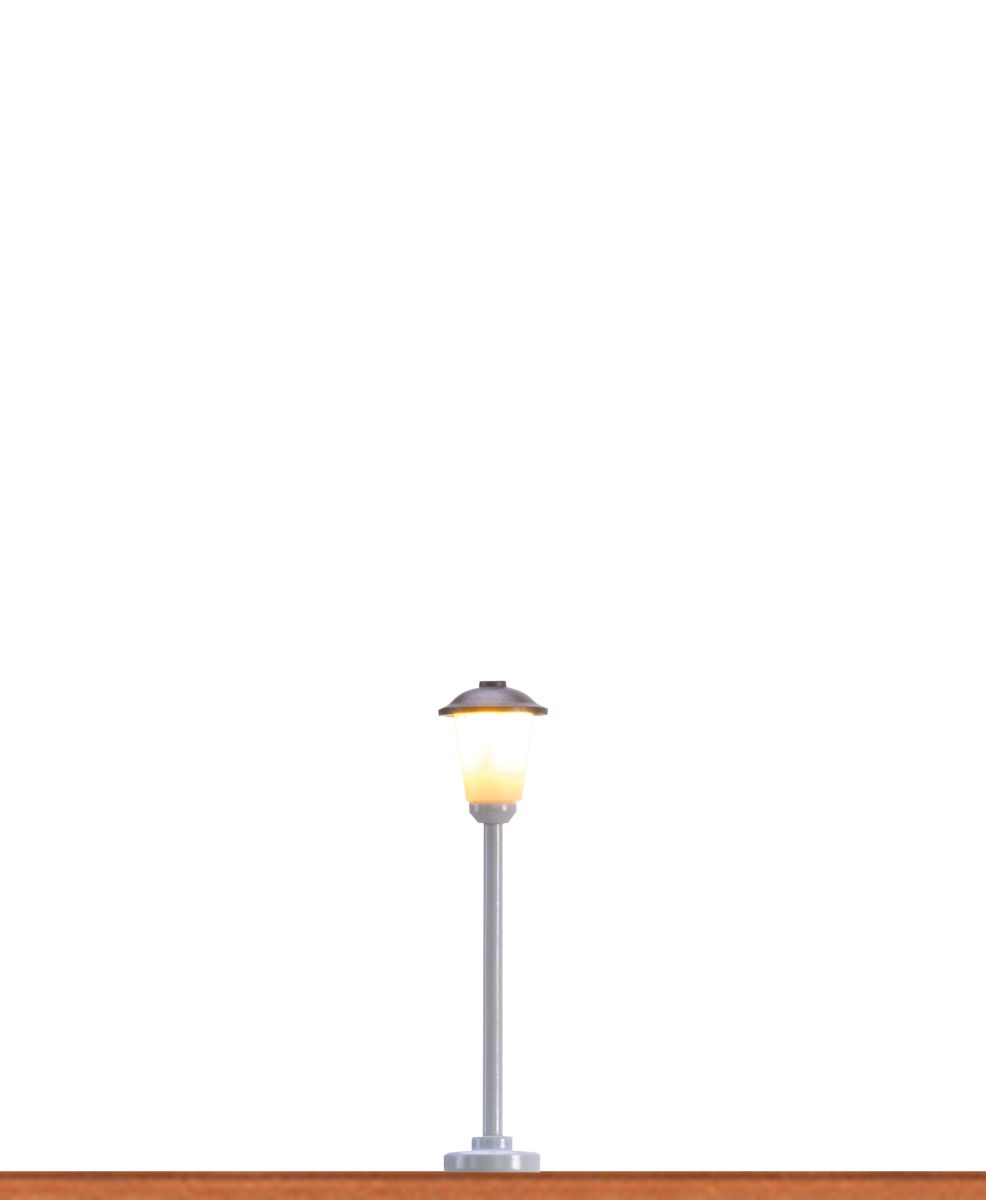 Brawa 83023 - Straßenleuchte mit Stecksockel und LED, H= 35mm