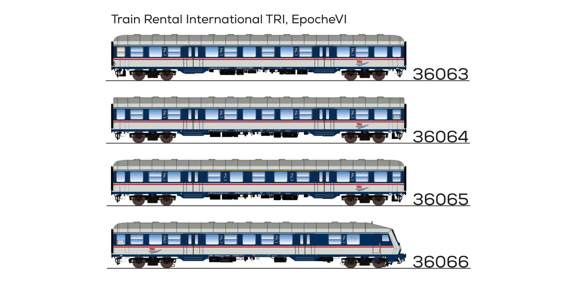 ESU 36063 - Personenwagen 'Silberling', Bnrz 451.4, 80 22-34 190-5, TRI, Ep.VI