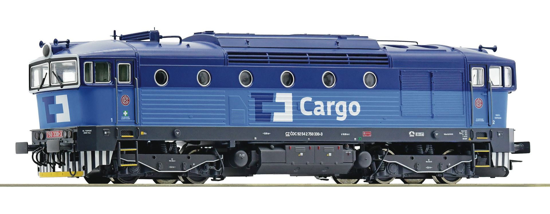 Roco 7300009-A25 - Diesellok Rh 750, CD-Cargo, Ep.VI