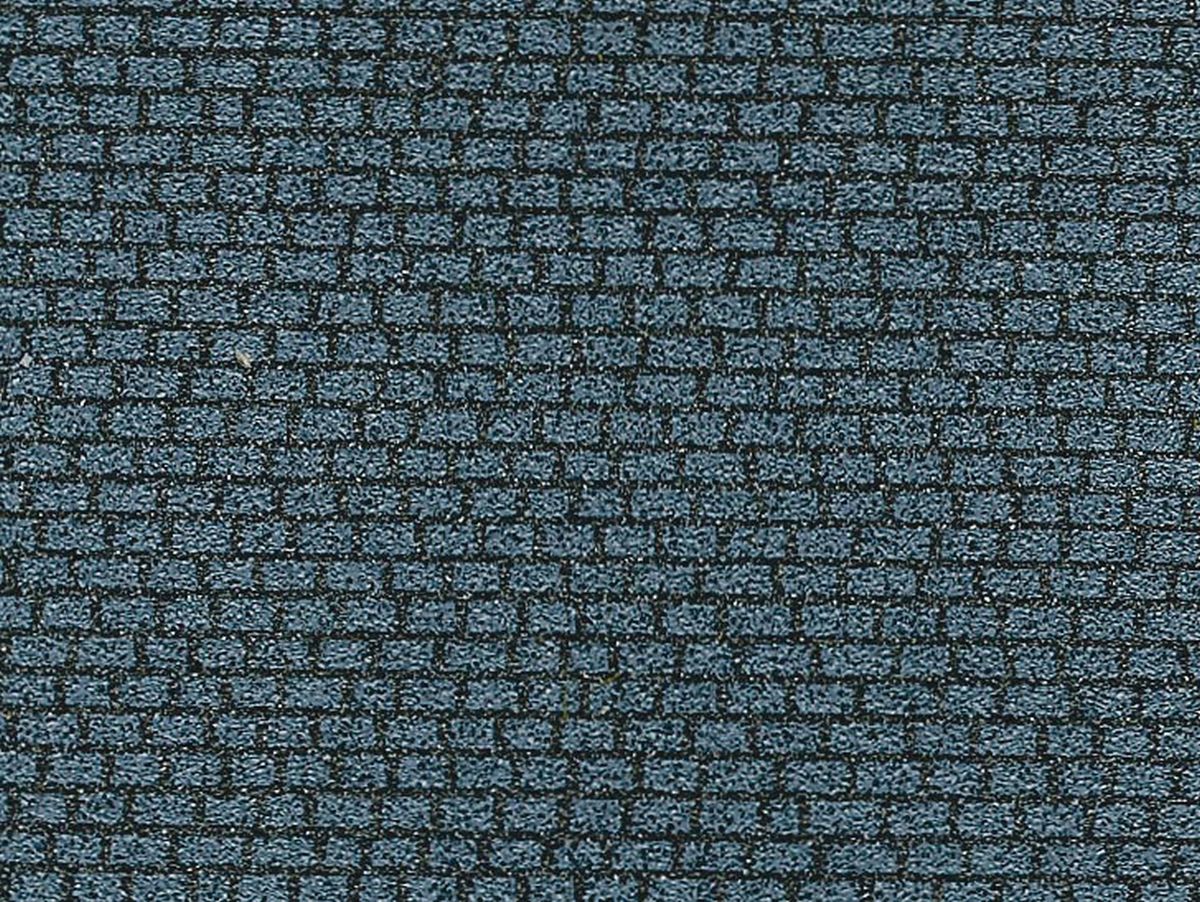 Heki 6563 - Kopfsteinpflaster, 80mm breit, 1m