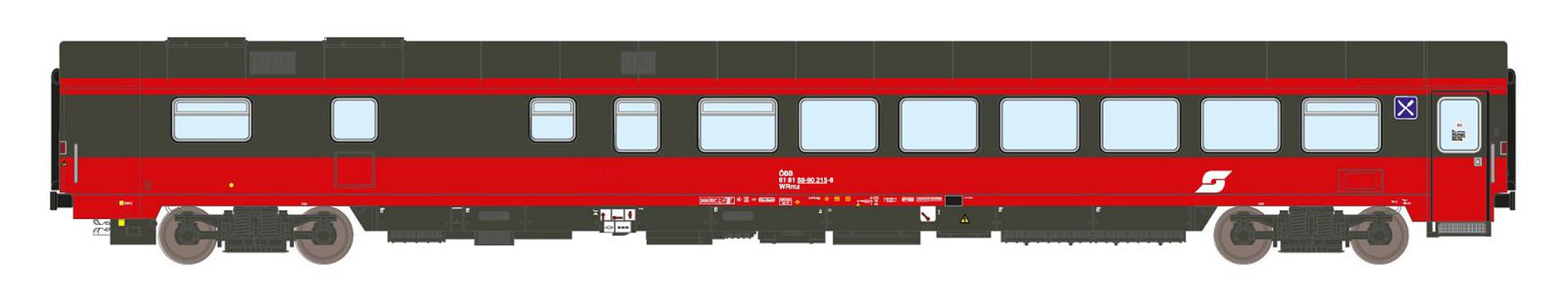 ASM 24500 - Speisewagen WRmz EC 64, ÖBB, Ep.IV