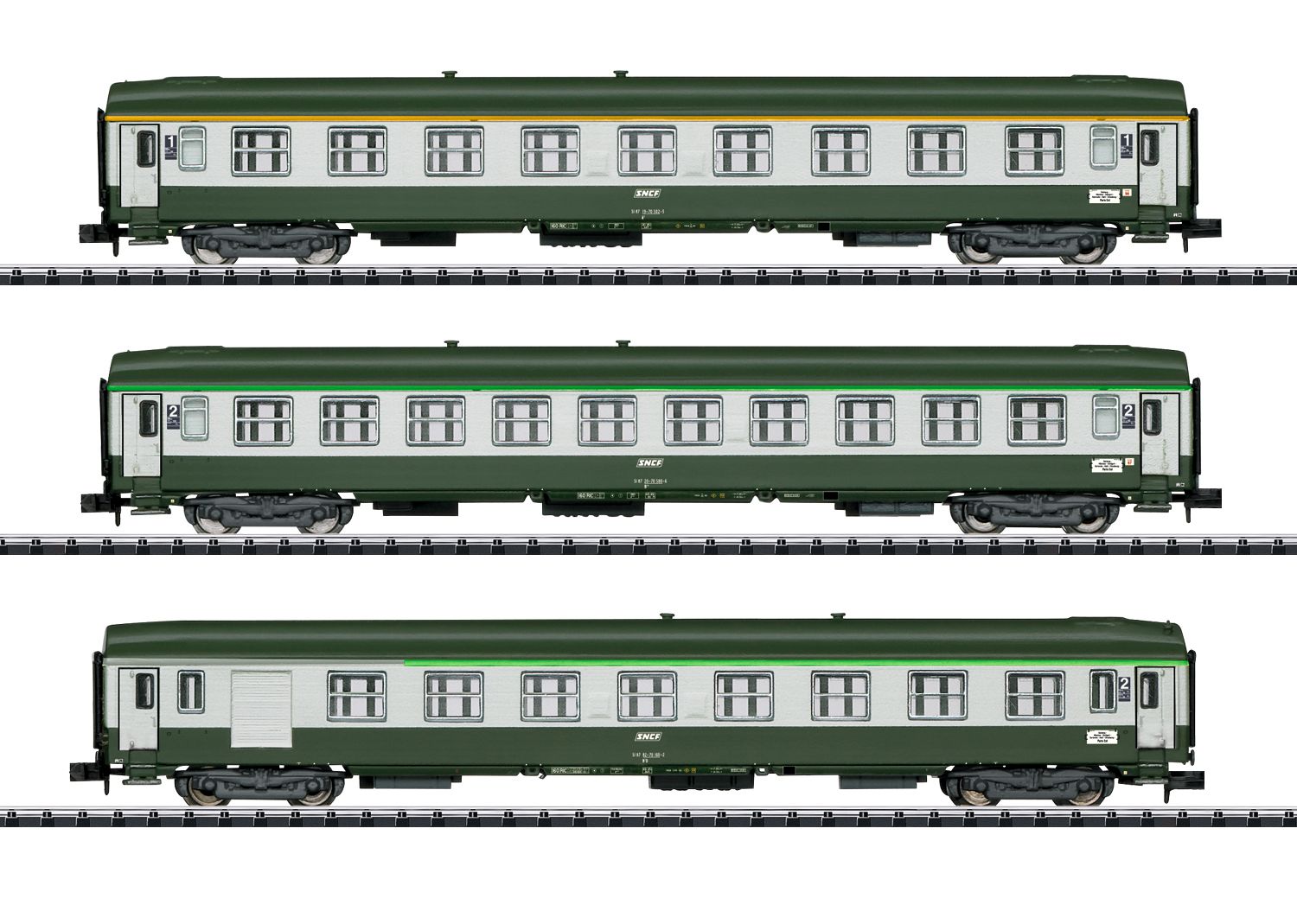 Trix 15372 - 3er Set Personenwagen 'Orient Express', SNCF, Ep.IV