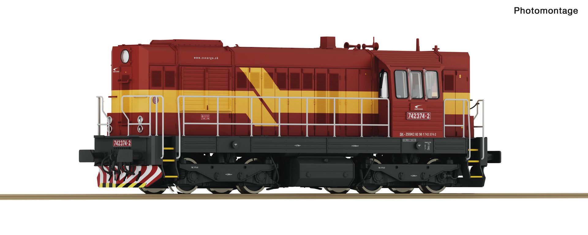 Roco 7300017 - Diesellok 742 386-6, ZSSK-Cargo, Ep.VI
