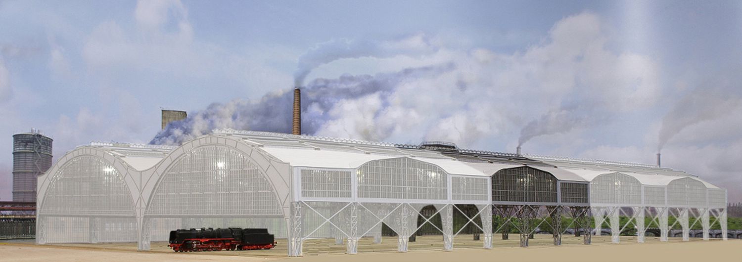 Joswood 19021 - Haupthalle Bahnhof Leipzig Verlängerung
