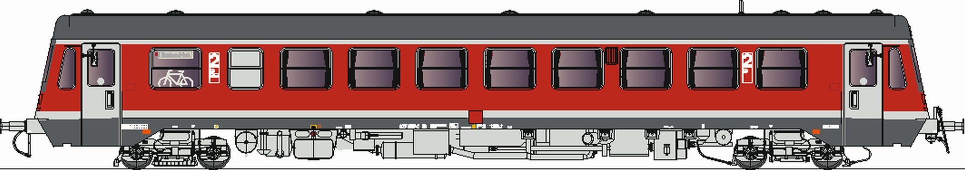 Lenz 50127-04 - Triebwagen 627 005-2, DBAG, Ep.V