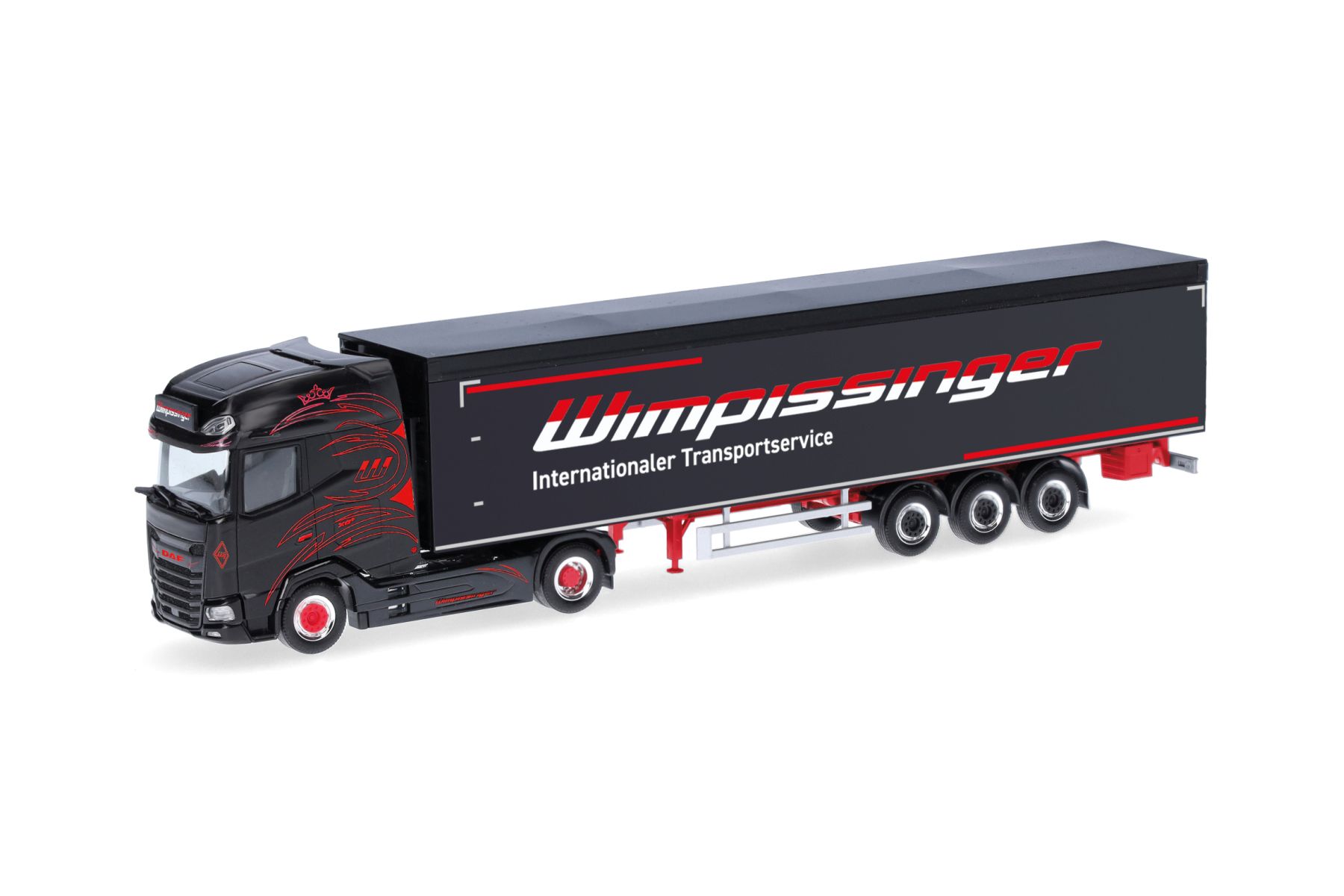 Herpa 318464 - DAF XG+ Schubboden-Sattelzug "Wimpissinger"