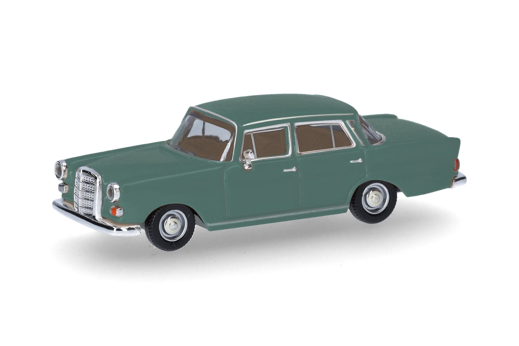 Herpa 420457-004 - Mercedes-Benz 200 Heckflosse, moosgrün