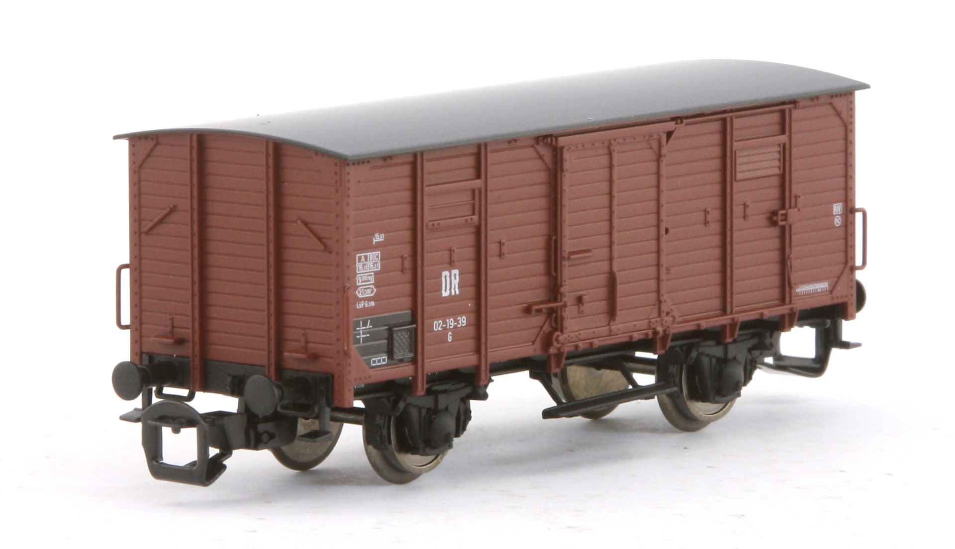Piko 47761-2 - Gedeckter Güterwagen G02 ohne Bremserhaus, DR, Ep.III