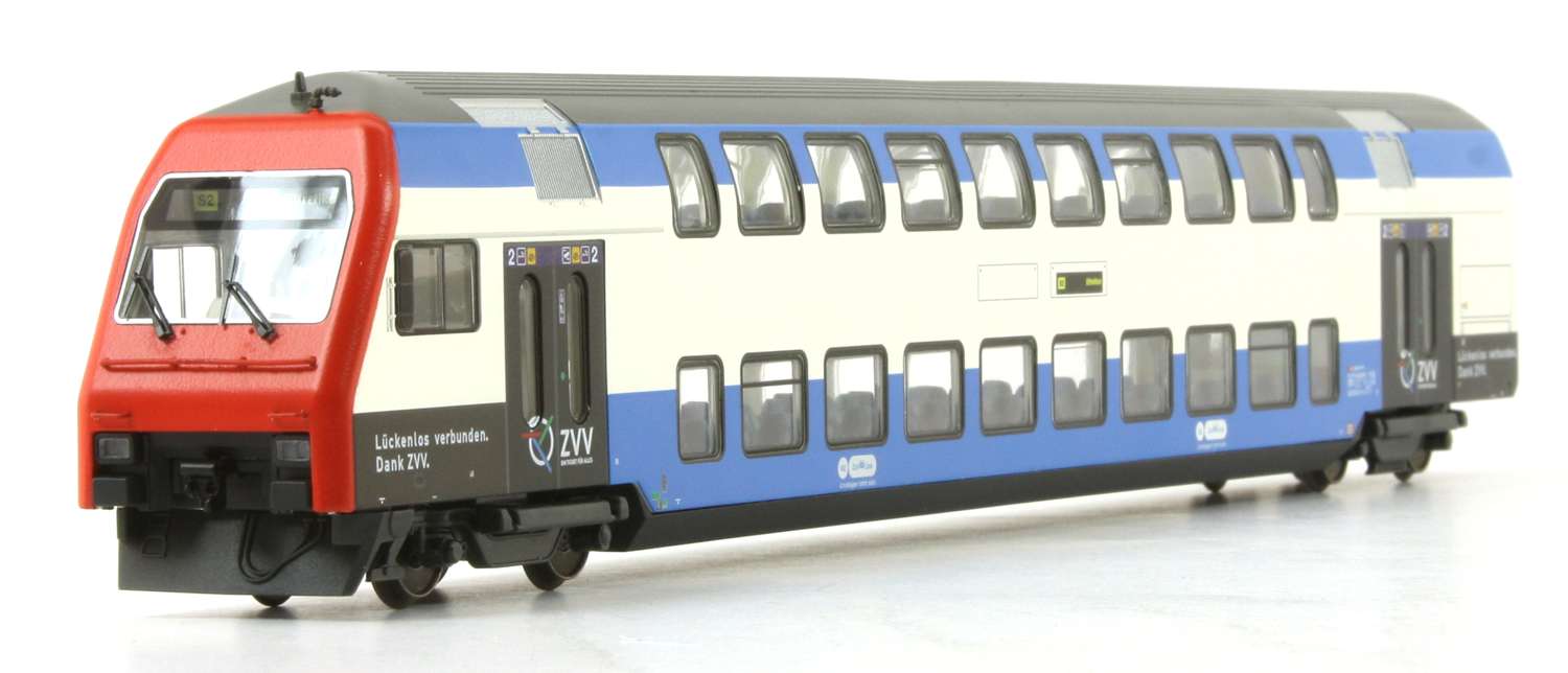 Tillig 70038 - 3er Set Doppelstockwagen, SBB, Ep.V 'Verbundzug S-Bahn Zürich'
