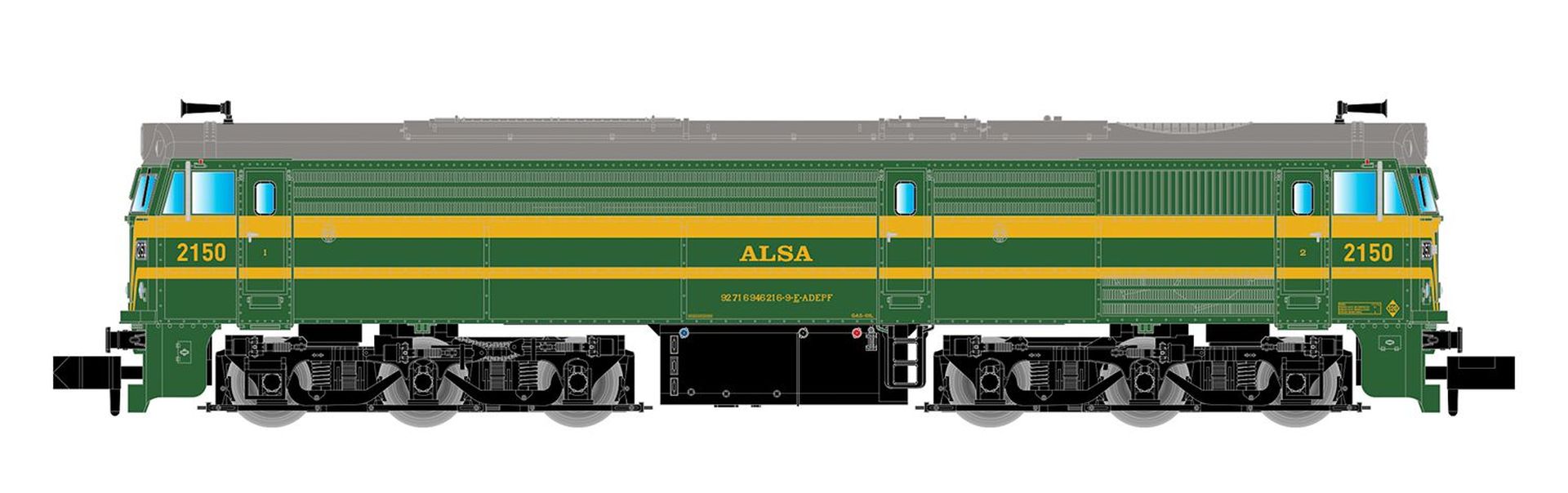 Arnold HN2634S - Diesellok 2150, ALSA, Ep.VI, DC-Sound