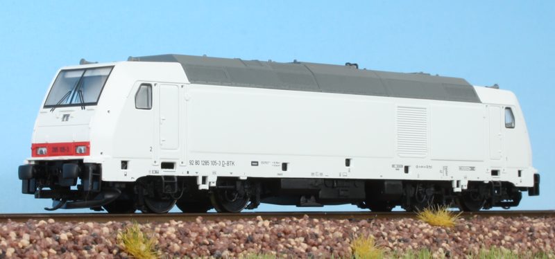 Tillig 01424 - Analoges Startset mit BR285, 2 Güterwagen und Bettungsgleis, DB, Ep.V-VI