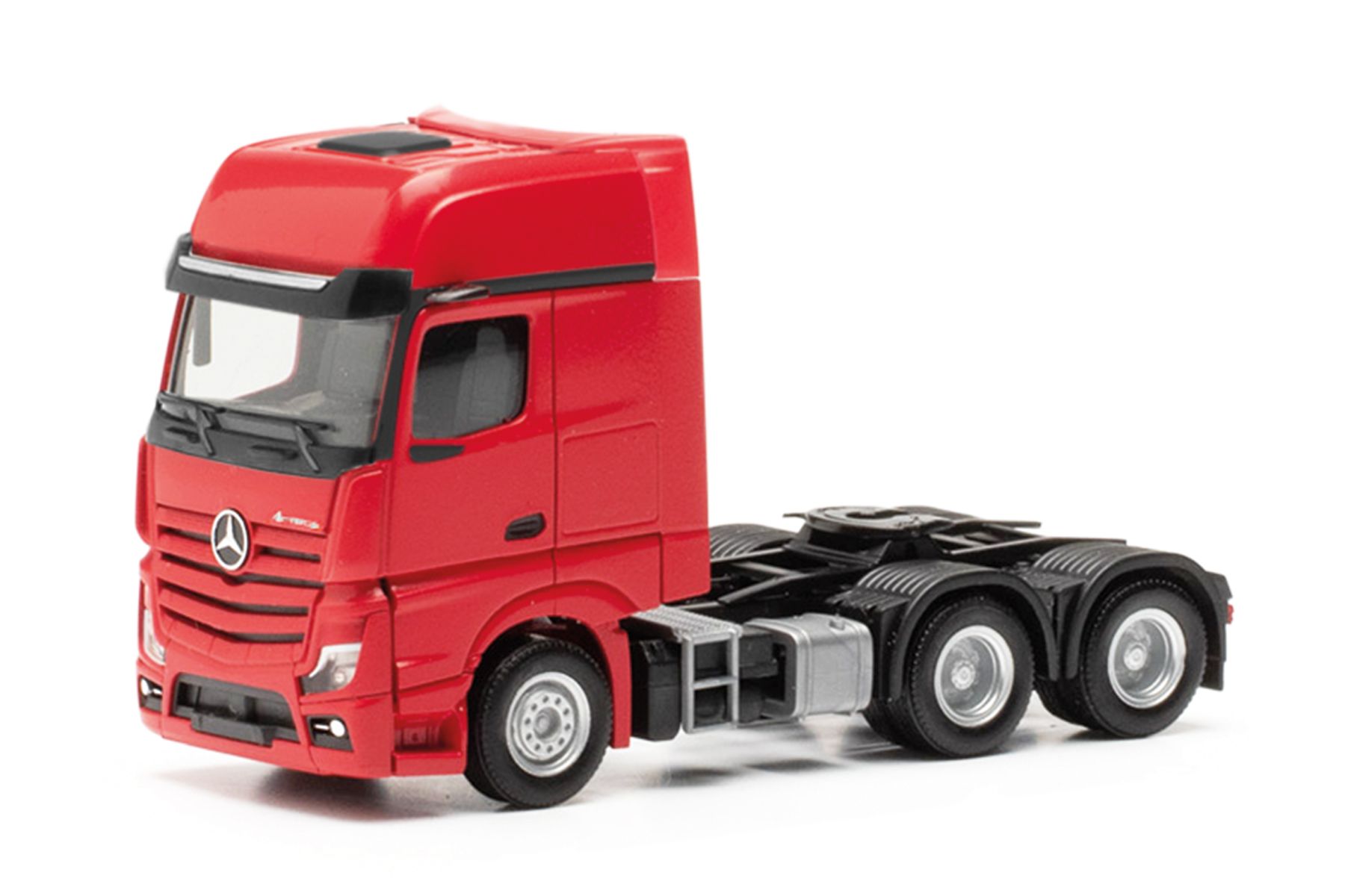 Herpa 317917 - Mercedes-Benz Actros L Gigaspace Solozugmaschine 3achs (6x4), rot