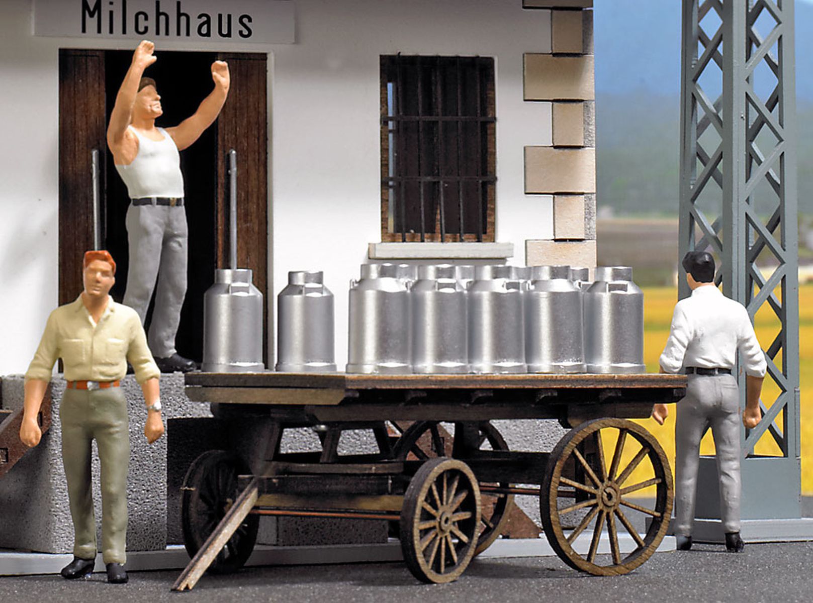 Busch 10262 - Milchkannen