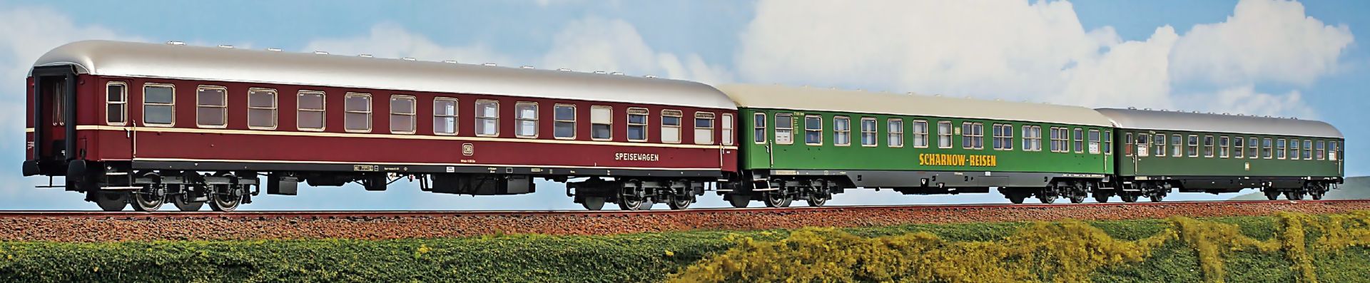 ACME AC 55305 - 3er Set Personenwagen 'Scharnow', DB, Ep.III, Set A